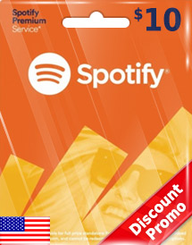 Spotify Gift Card-$10 USD –